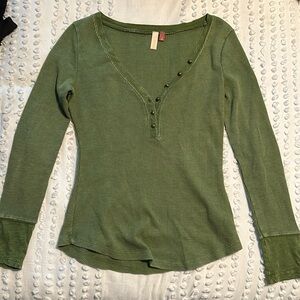 Small Anthropolgie long-sleeve shirt